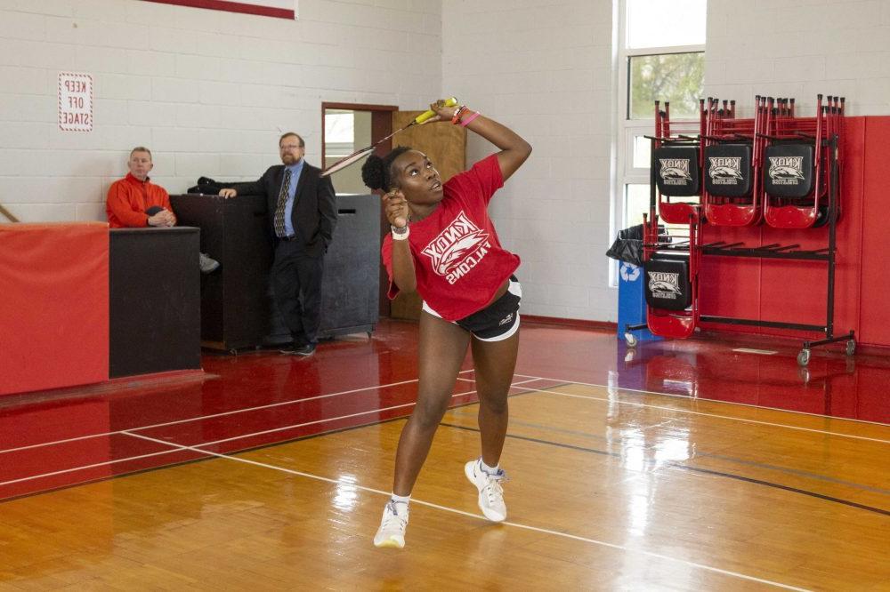 Knox Badminton Action Photo